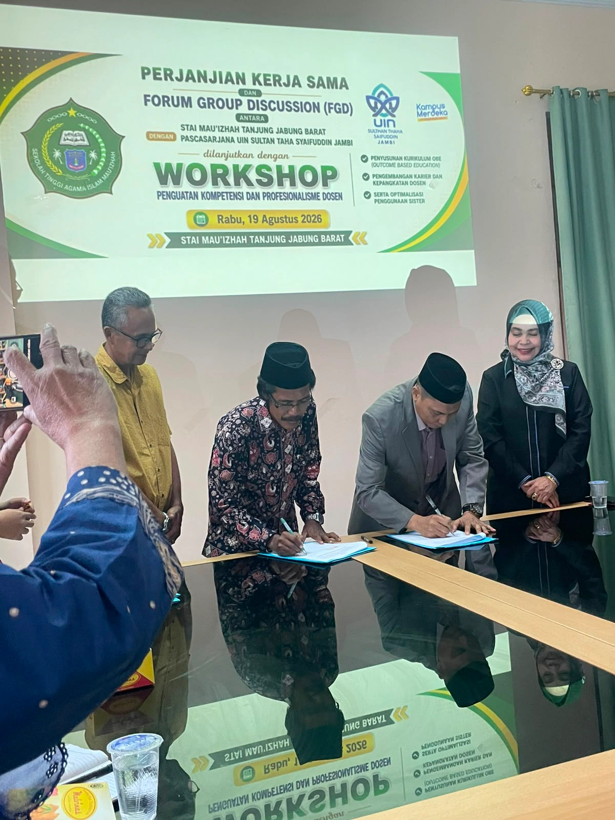 Perkuat Pengembangan Keilmuan, Prodi Manajemen Pendidikan Islam STAI Mau’izhah Jalin Kerja Sama dengan Pascasarjana UIN STS Jambi